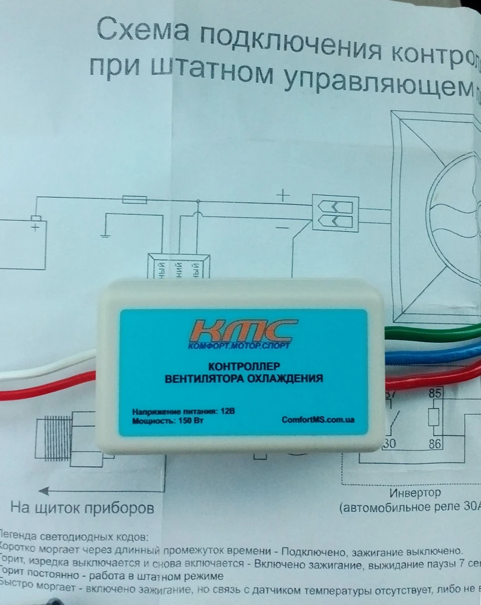 Адаптивний контролер вентилятора