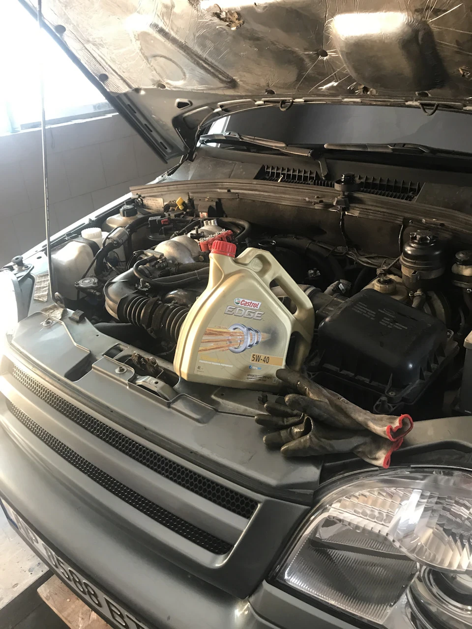 Перша заміна мастила Castrol 5w40 edge