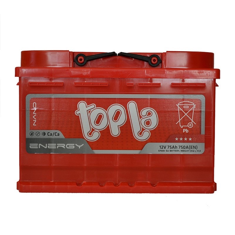 АКУМУЛЯТОР TOPLA ENERGY 75AH R+ 750A 1