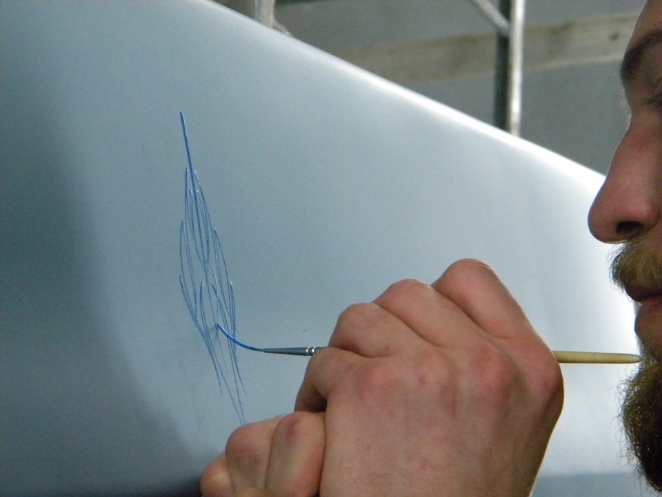 Задній борт і Pinstriping. 5