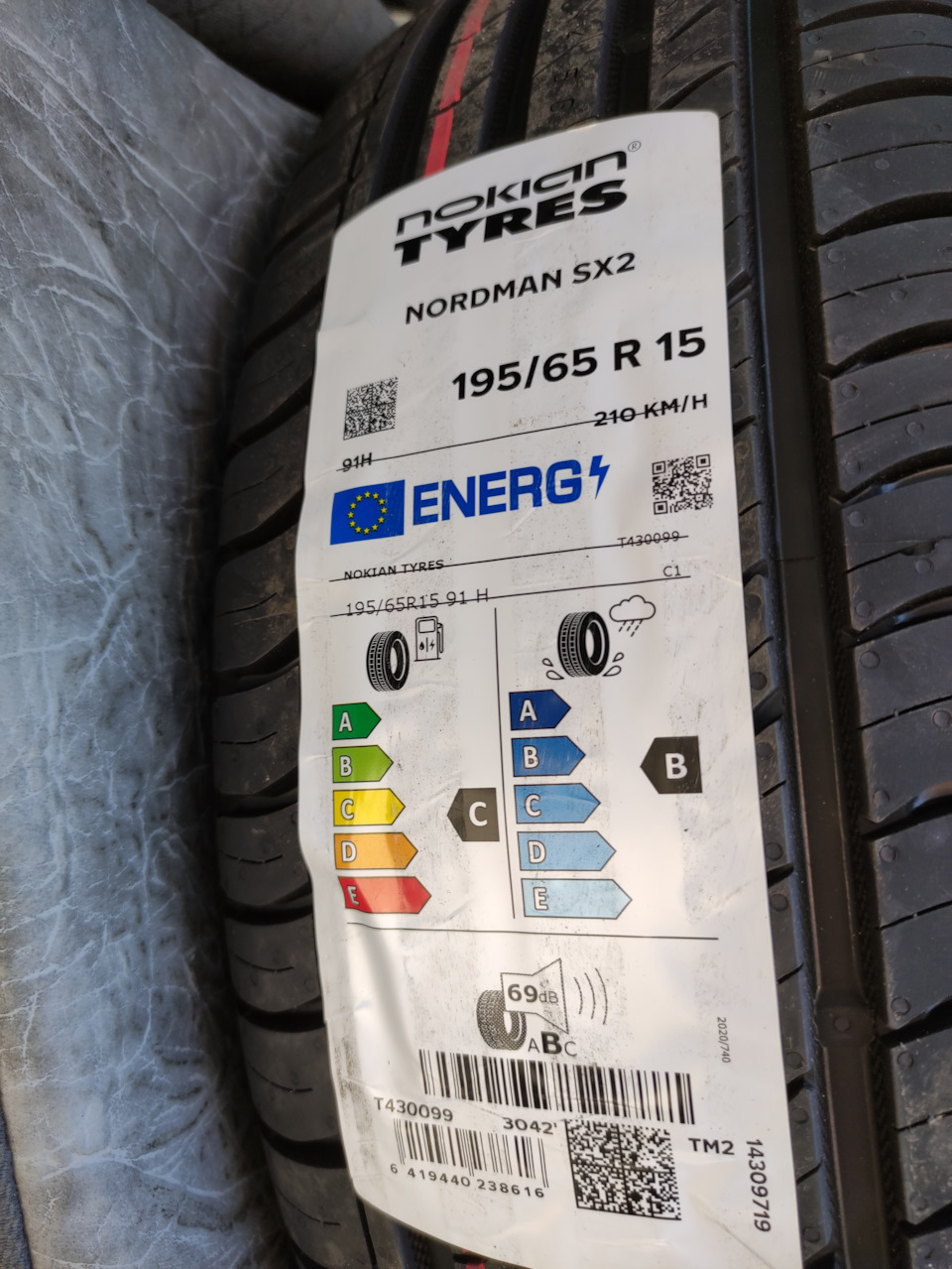 Nokian SX2 195\65\15 5