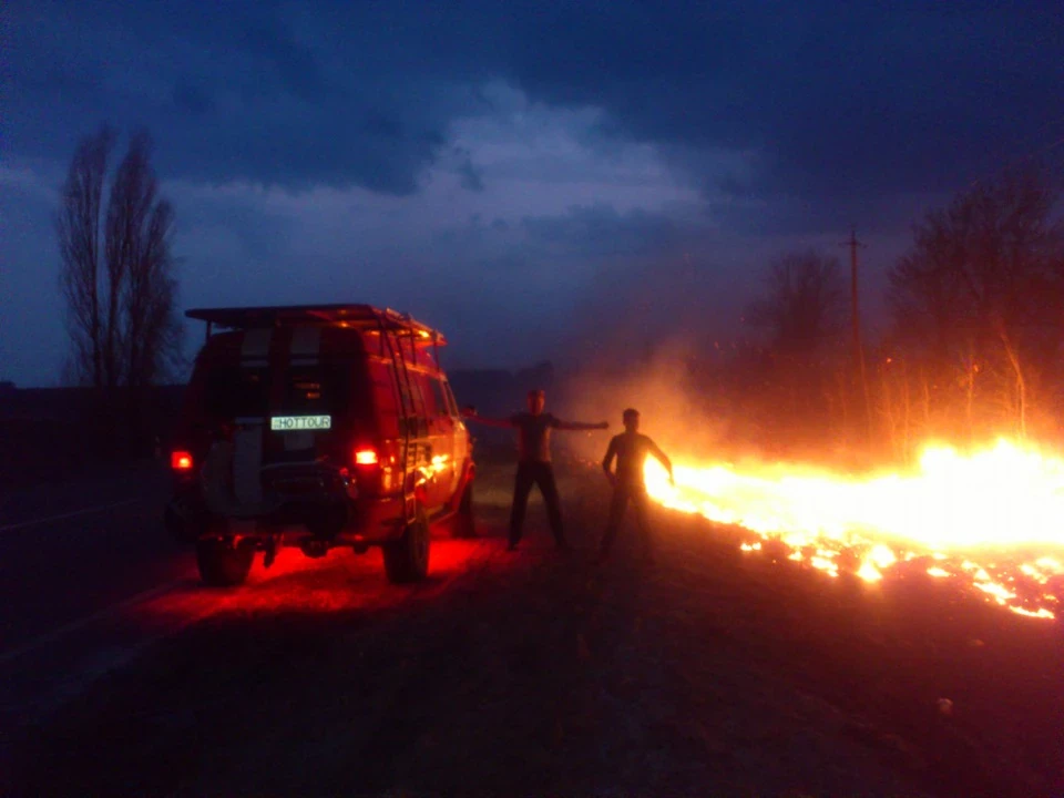 наші на пожежі