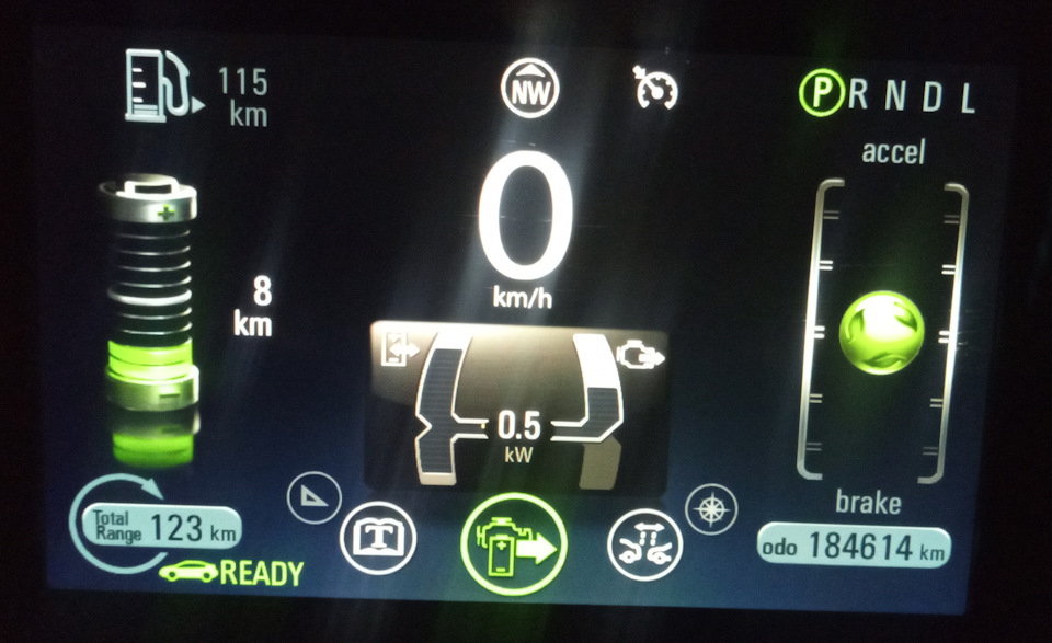 Скільки проїжджає Volt 1 покоління в мороз на електротязі? 2