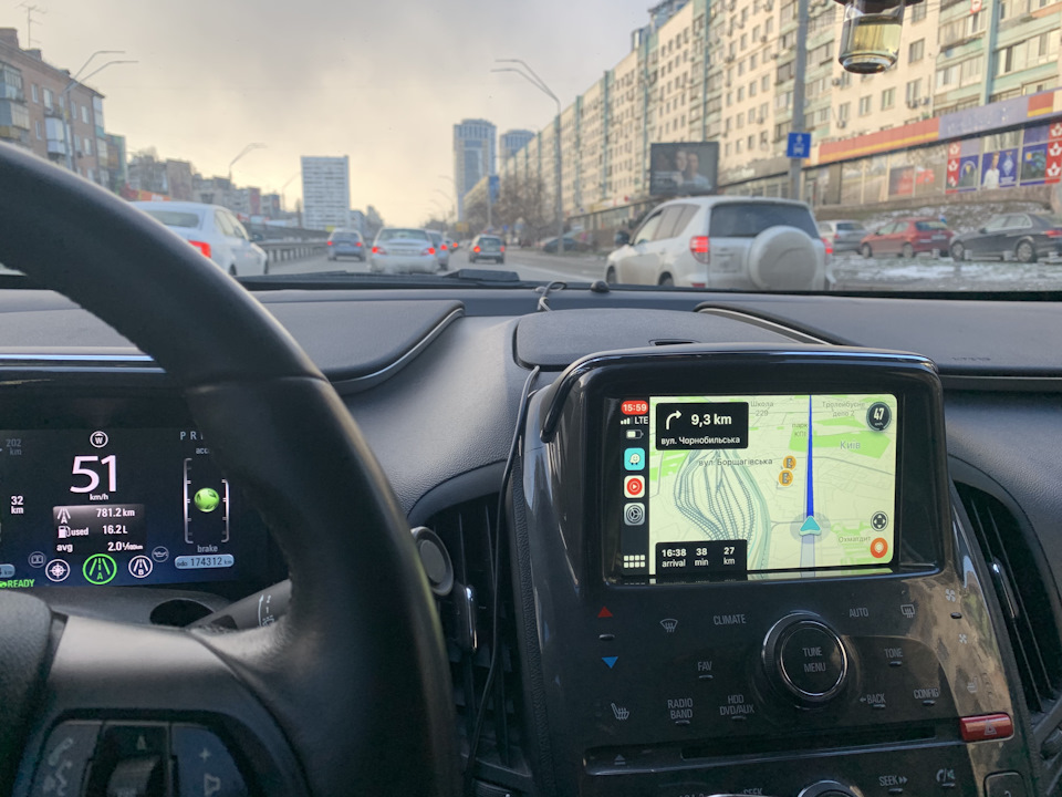 Встановлення Apple CarPlay у Chevy Volt Gen1 1