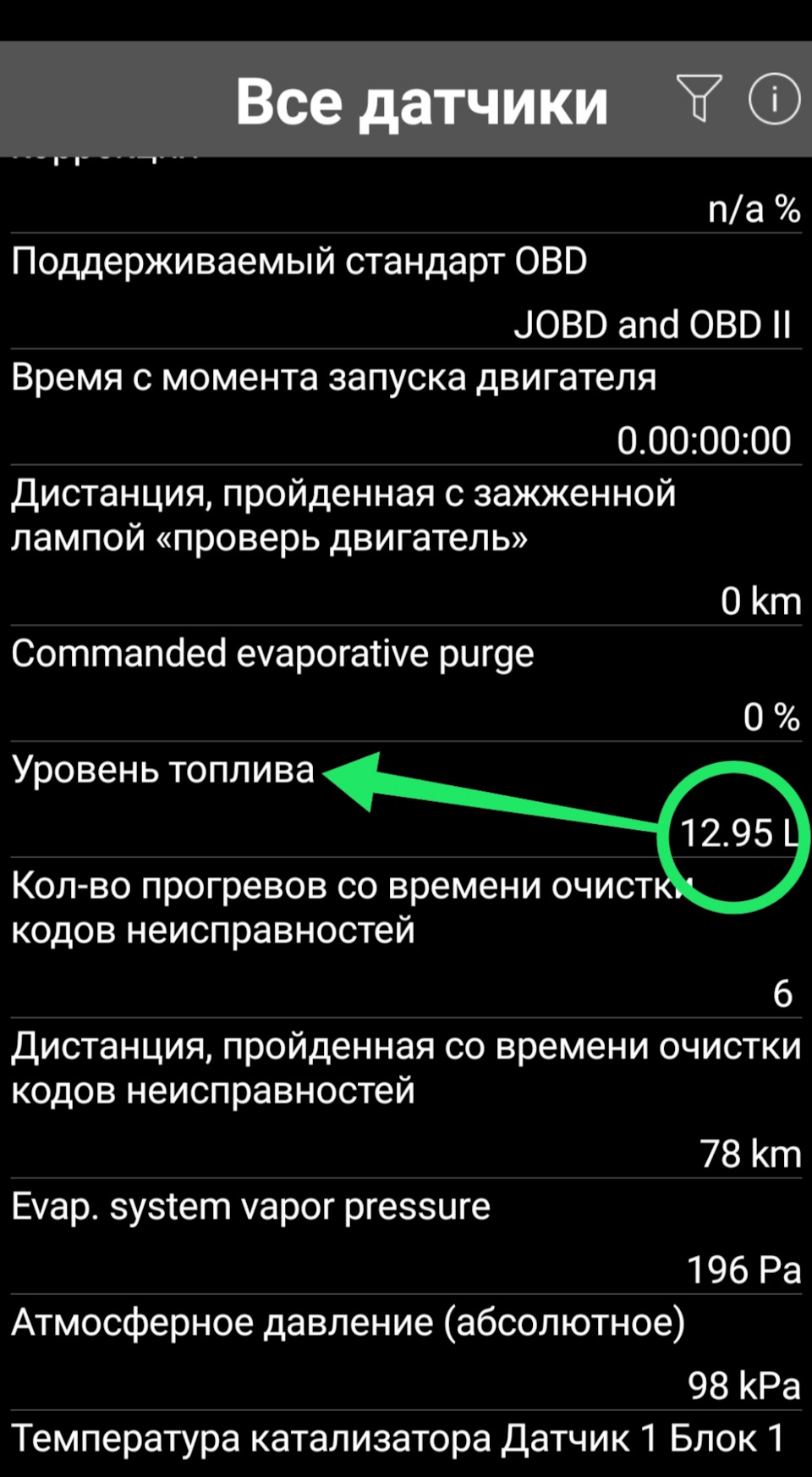 Режим обслуговування палива 3