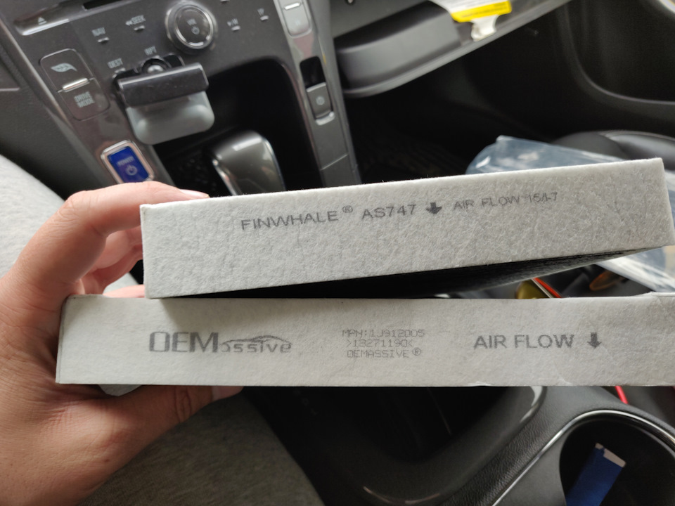 Вугільний фільтр салону від сморід і бруду 3
