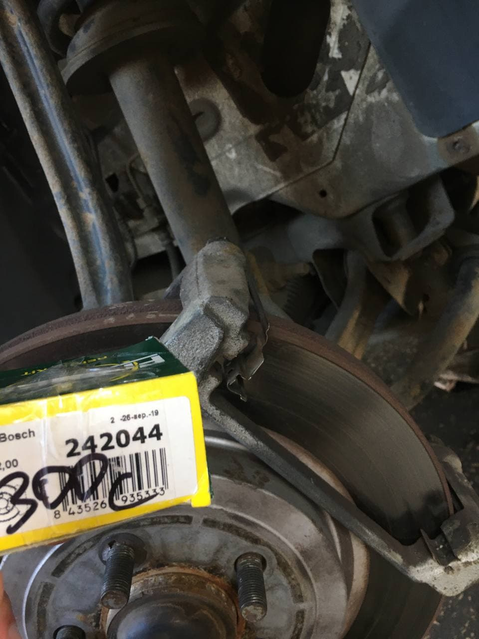 Що попросив край після поїздки в 2222 км (Колодки, гофра вихлоп, датчик ABS) 4