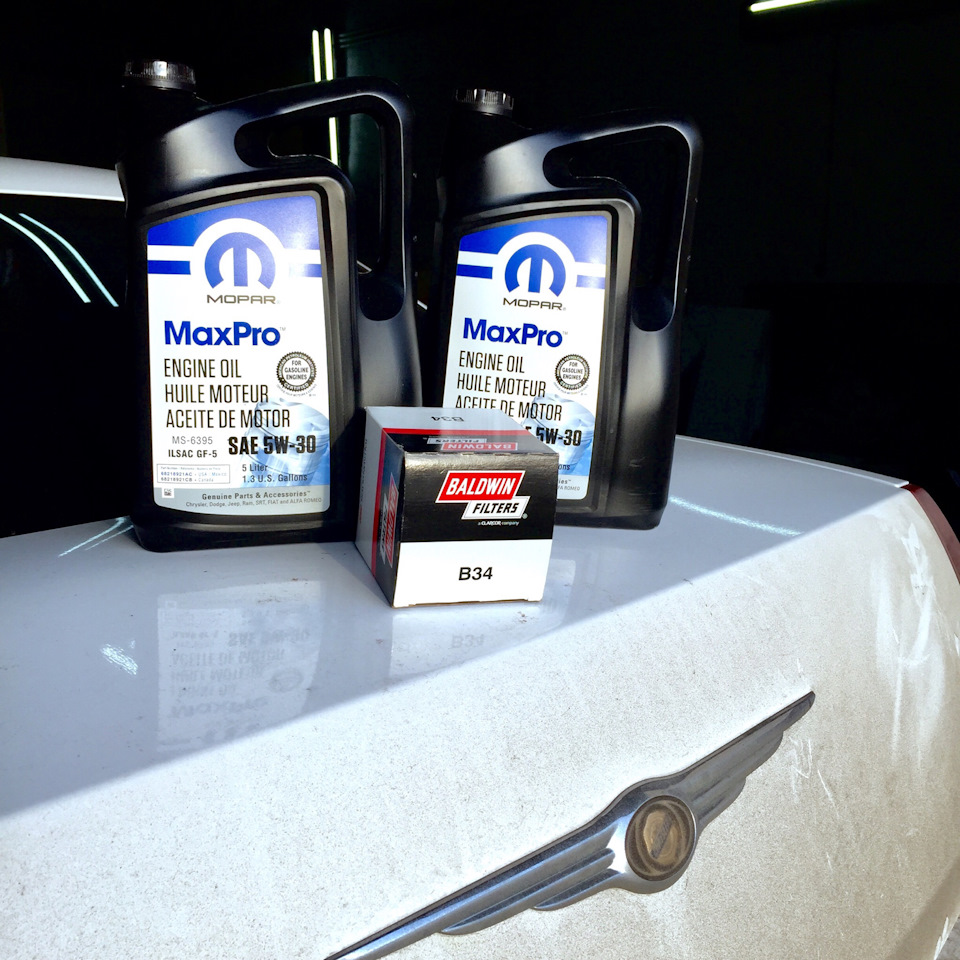 Чергова Заміна мастила Mopar + Baldwin. 5w30 vs 10w30 Чи є різниця? 1