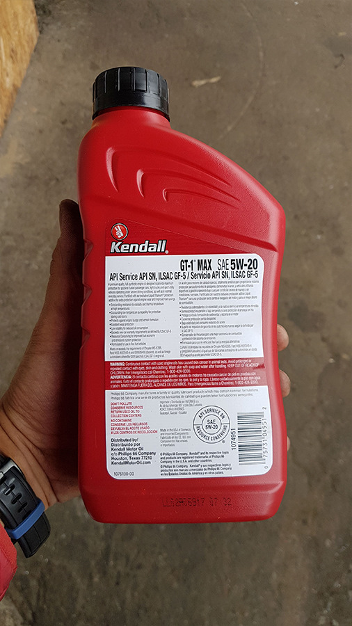 162 - Kendall 5w 20 + фільтра 2