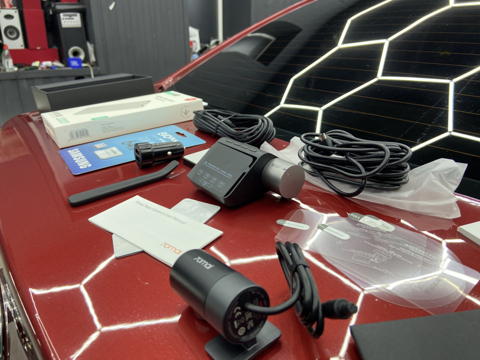 Установка реєстратора 70MAI Dash cam PRO Plus + Rear cam set 3