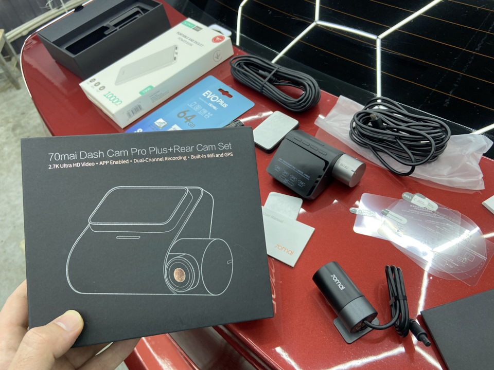 Установка реєстратора 70MAI Dash cam PRO Plus + Rear cam set 1
