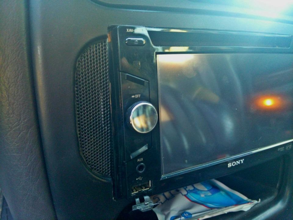 магнітола Sony xav-64 замість штатної радіоли! 🔊🔊🔊 2