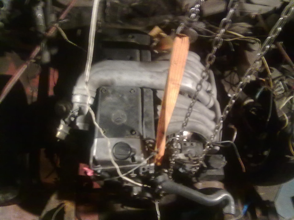 Встановлення дизеля OM606 3.0 24V 3