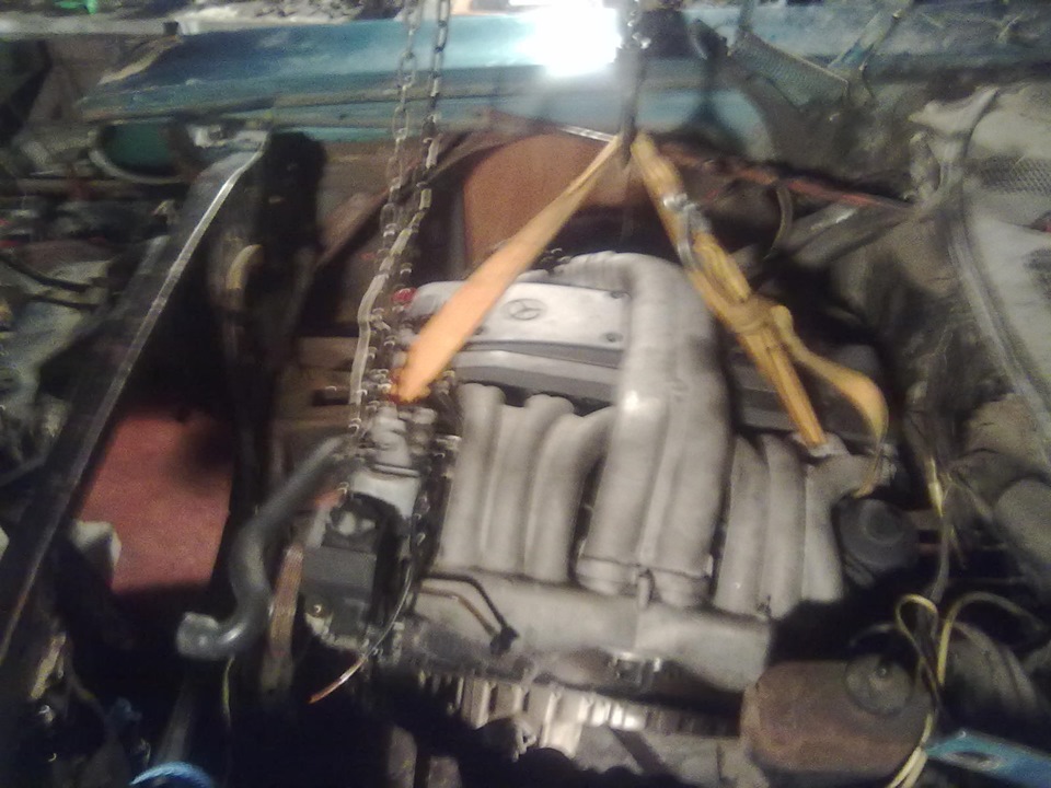 Встановлення дизеля OM606 3.0 24V 2