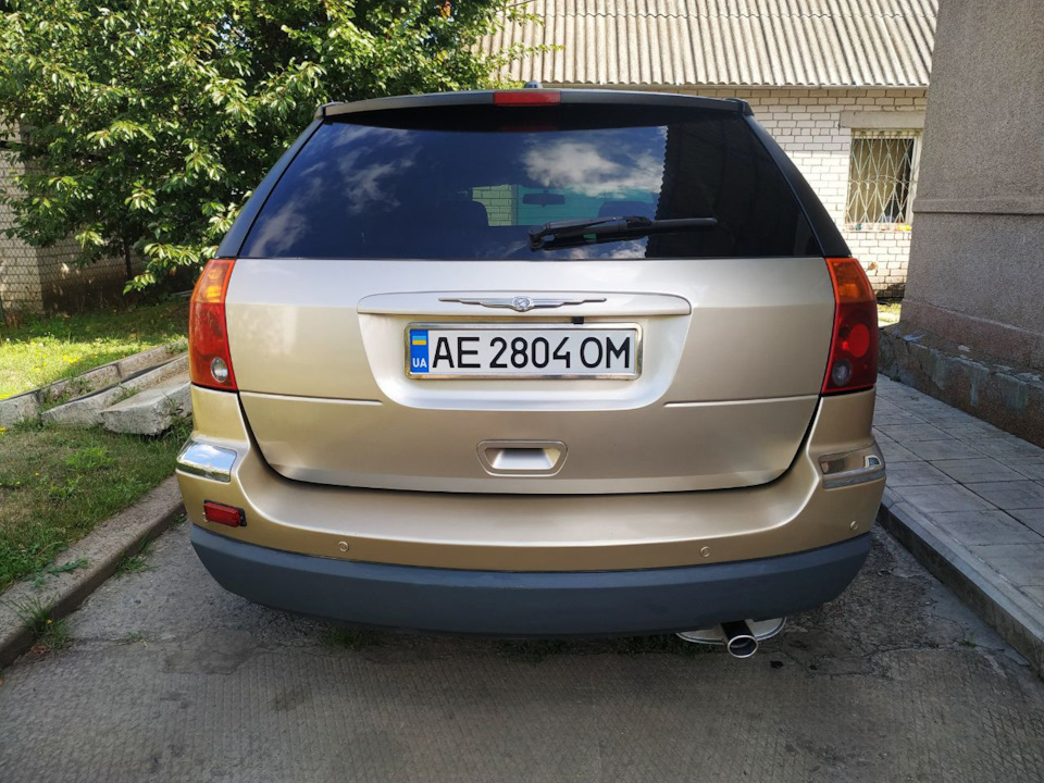 Задня банка глушника Polmostrow на Chrysler Pacifica 5