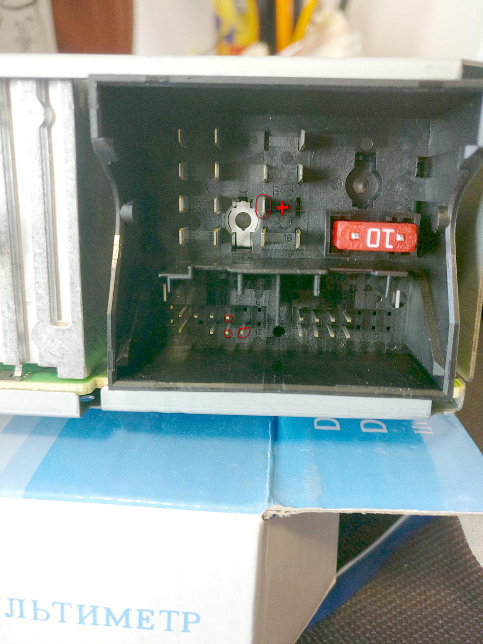 Підключення аудіо ресивера (AUX, Bluetooth, USB, TF card) до штатної магнітоли RD4 Citroen - Peugeot 2