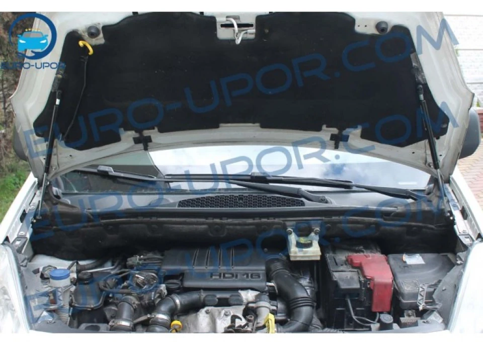 Газові підпори капота Citroen Berlingo, Peugeot Partner з 2008 року випуску