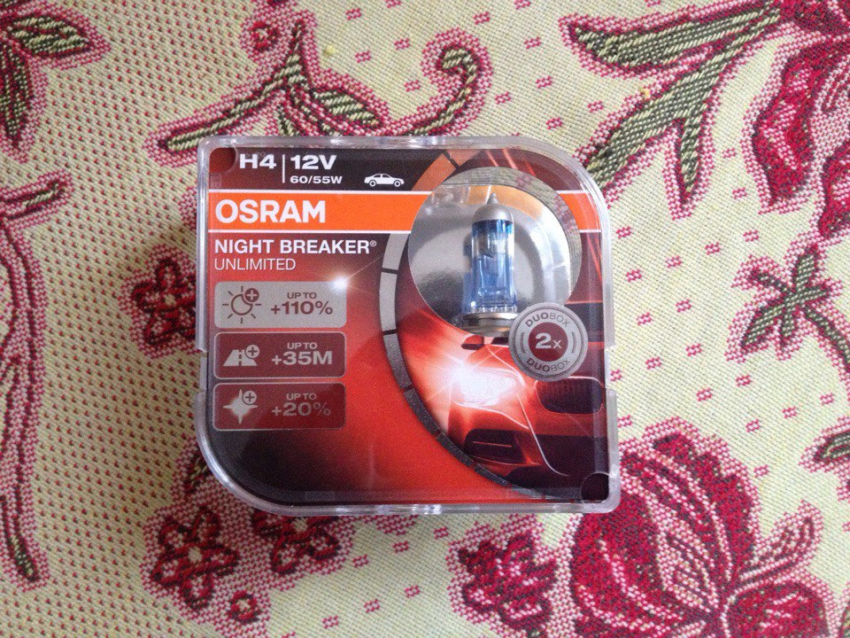 Купив галогенку Osram H4 NIGHT BREAKER UNLIMITED +110 1