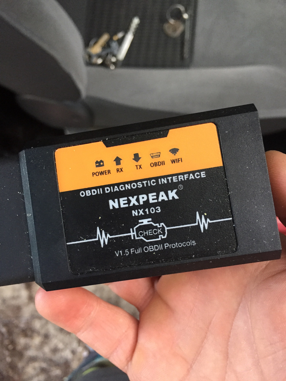 Прикупив ELM 327 OBD2 WiFi Nexpeak nx103 v1.5 3