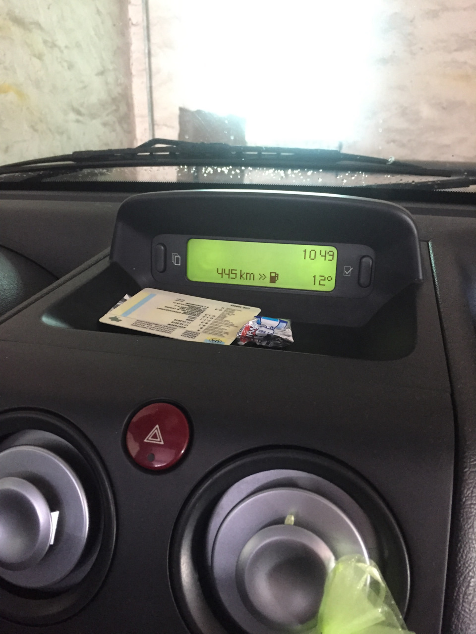 Встановлення датчика зовнішньої температури Citroen Berlingo TU5JP4 4