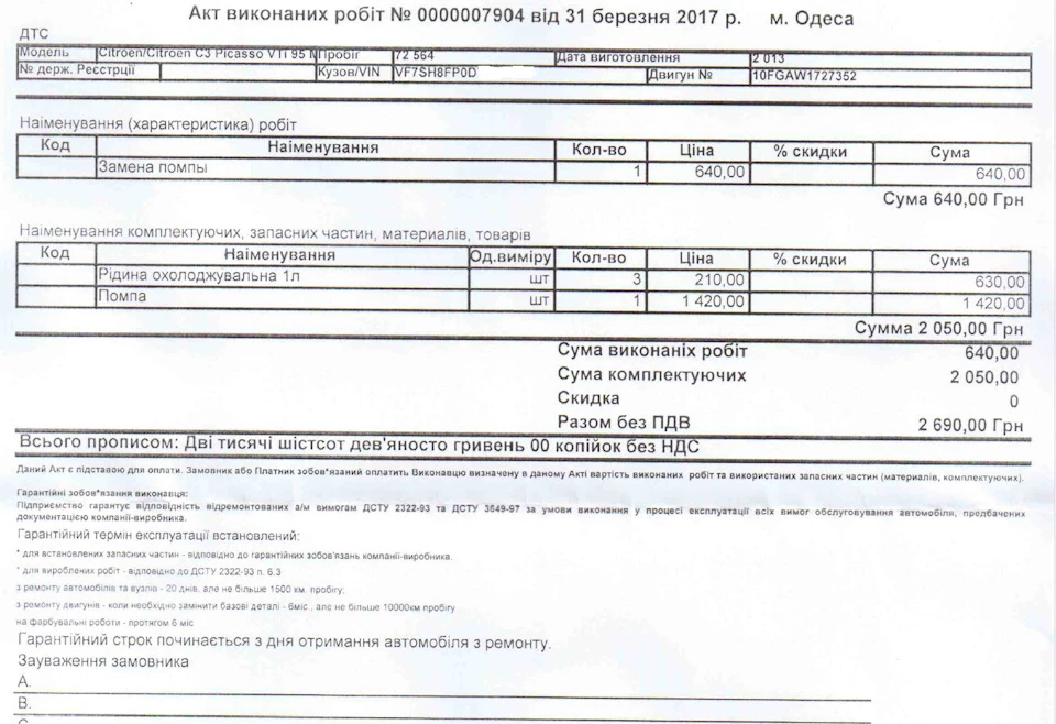 Заміна помпи (перенесення старого запису з блогу)