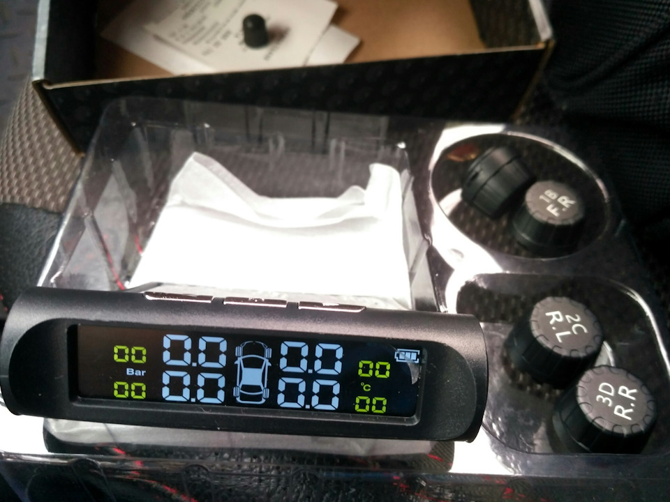 Система контролю тиску в шинах Protech TPMS Black (PT-2702) 1