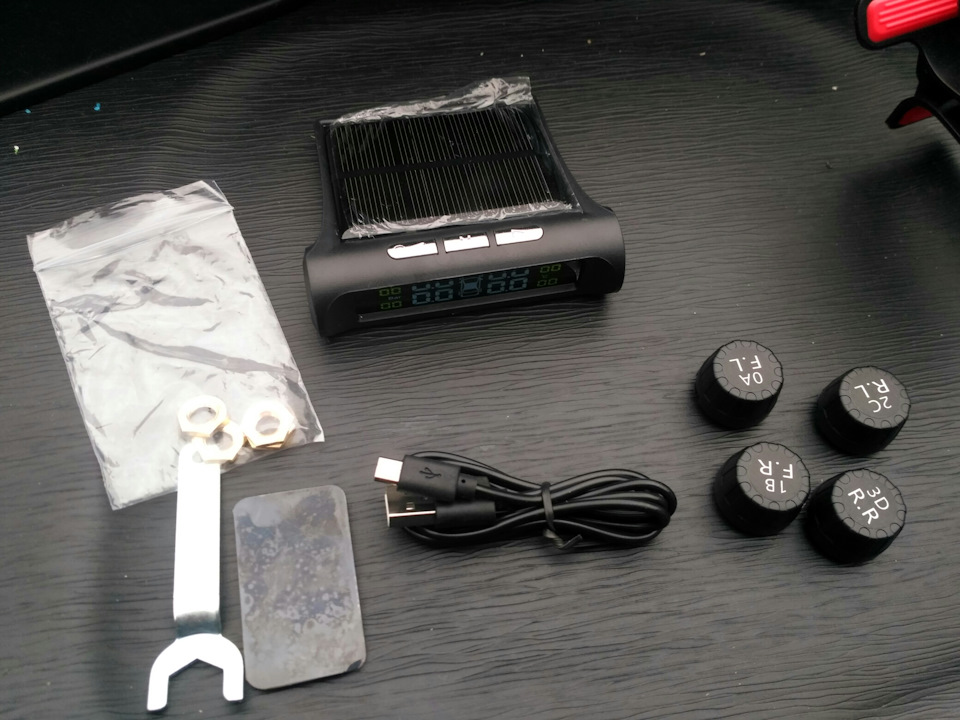Система контролю тиску в шинах Protech TPMS Black (PT-2702) 2