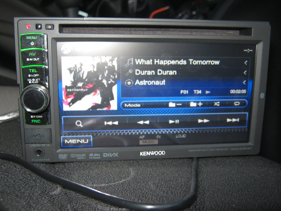 Kenwood DDX-4051BT замість Alpine CDE-W235BT 4