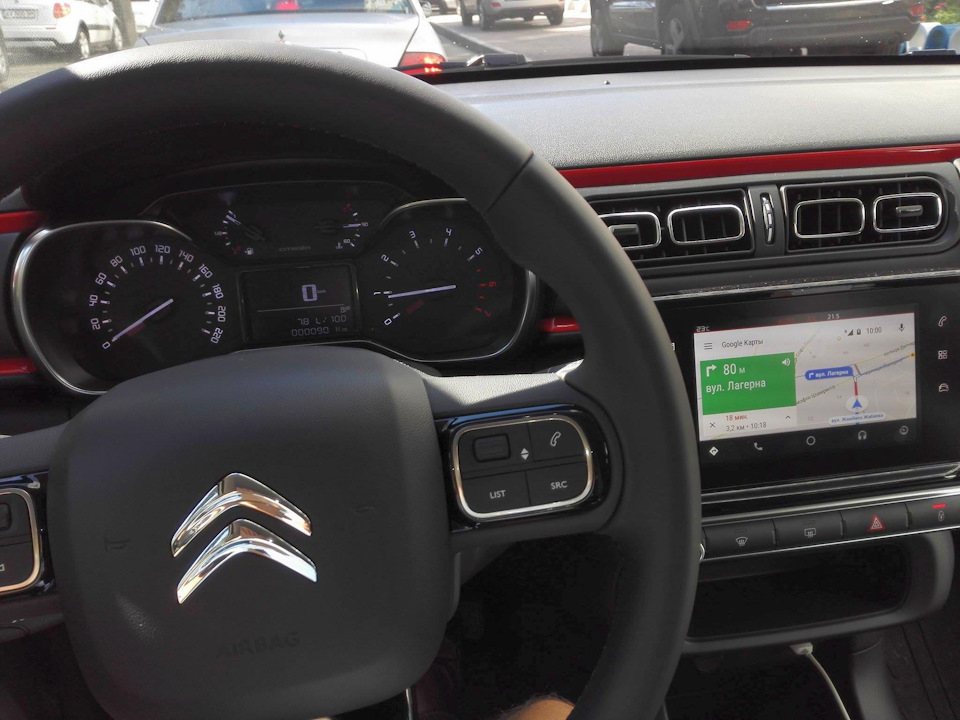 Android Auto в Citroen C3 2017 2