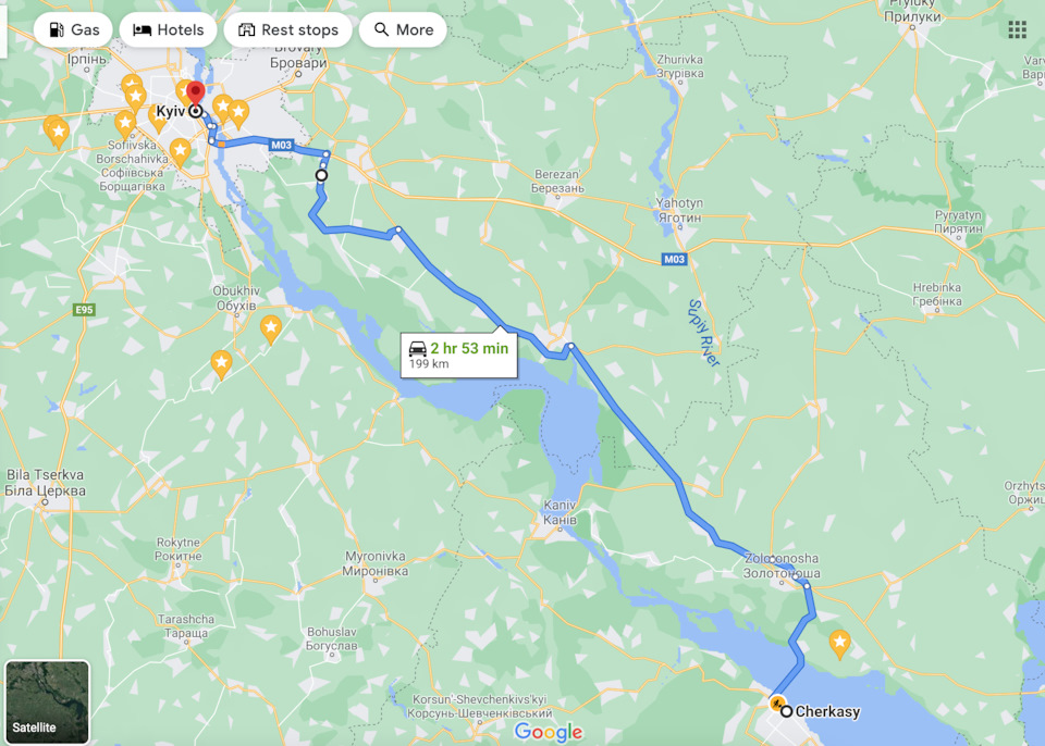 Подорож до Черкас на спортивний weekend 2