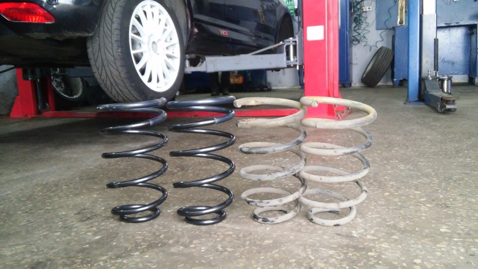 Заміна Eibach ProKit -30/-25 на H&R -35 5