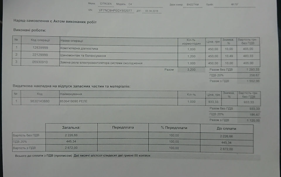 От і перший не штатний ремонт з техніки