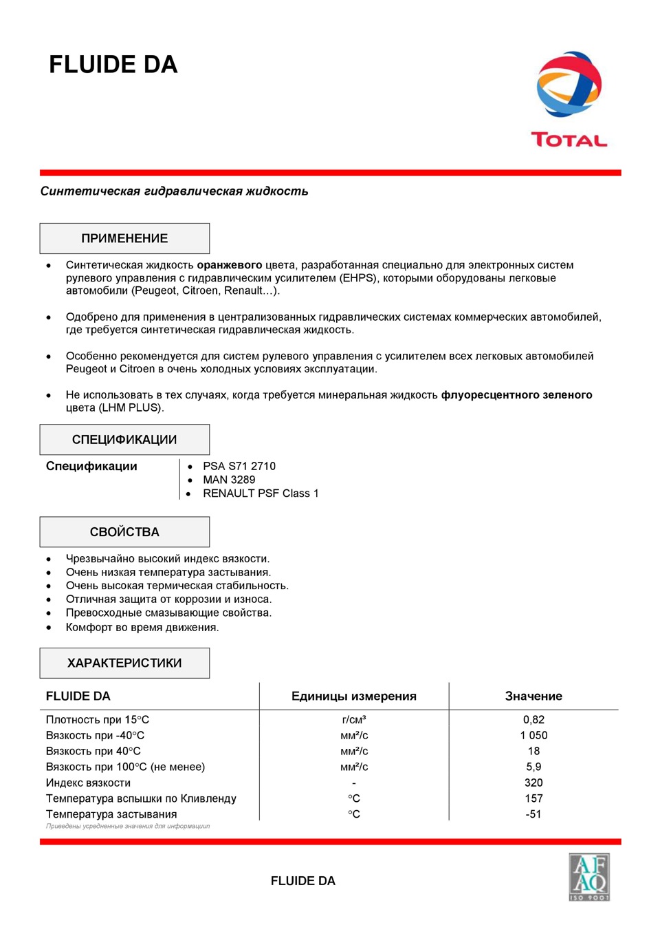 Що краще залити в ГУР? Total Fluide DA чи Total Fluide LDS? 3
