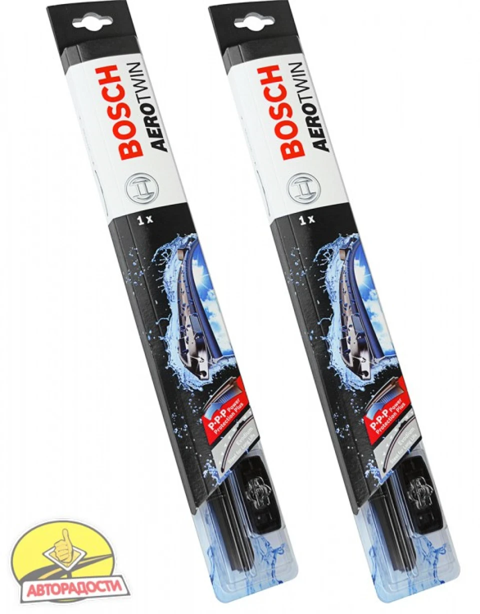 Передні двірники Bosch AeroTwin Plus 750 та 650