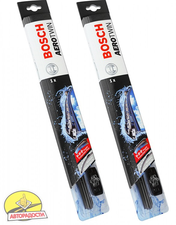 Передні двірники Bosch AeroTwin Plus 750 та 650 1