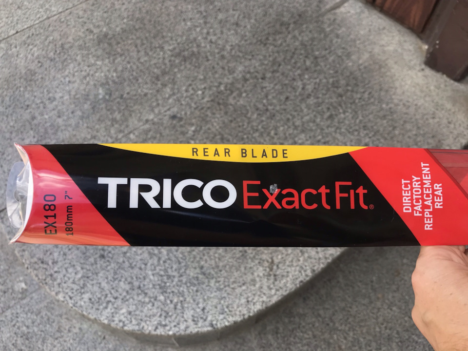 Задній двірник TRICO ExactFit Rear (180мм) EX180 1