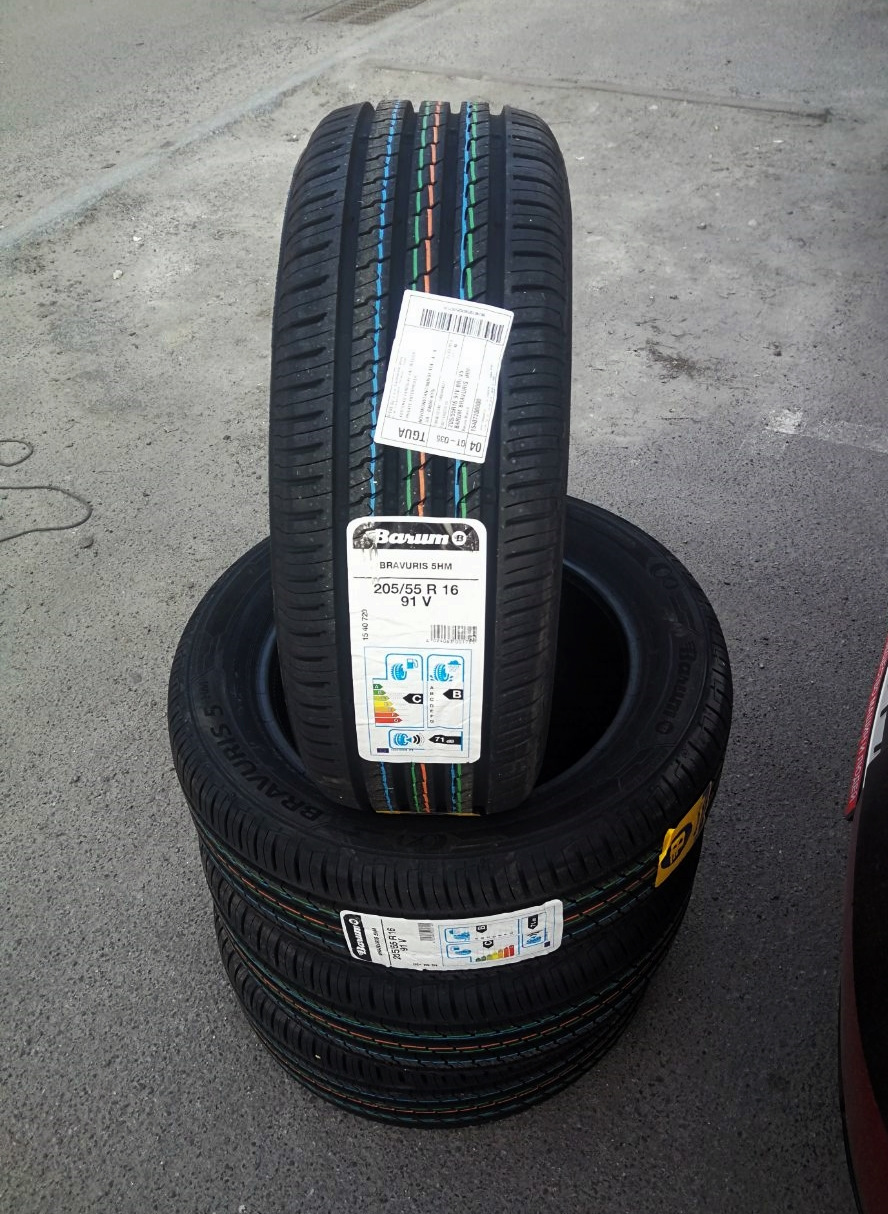 Нове літо Barum Bravuris 5HM 205/55 R16 91V 1