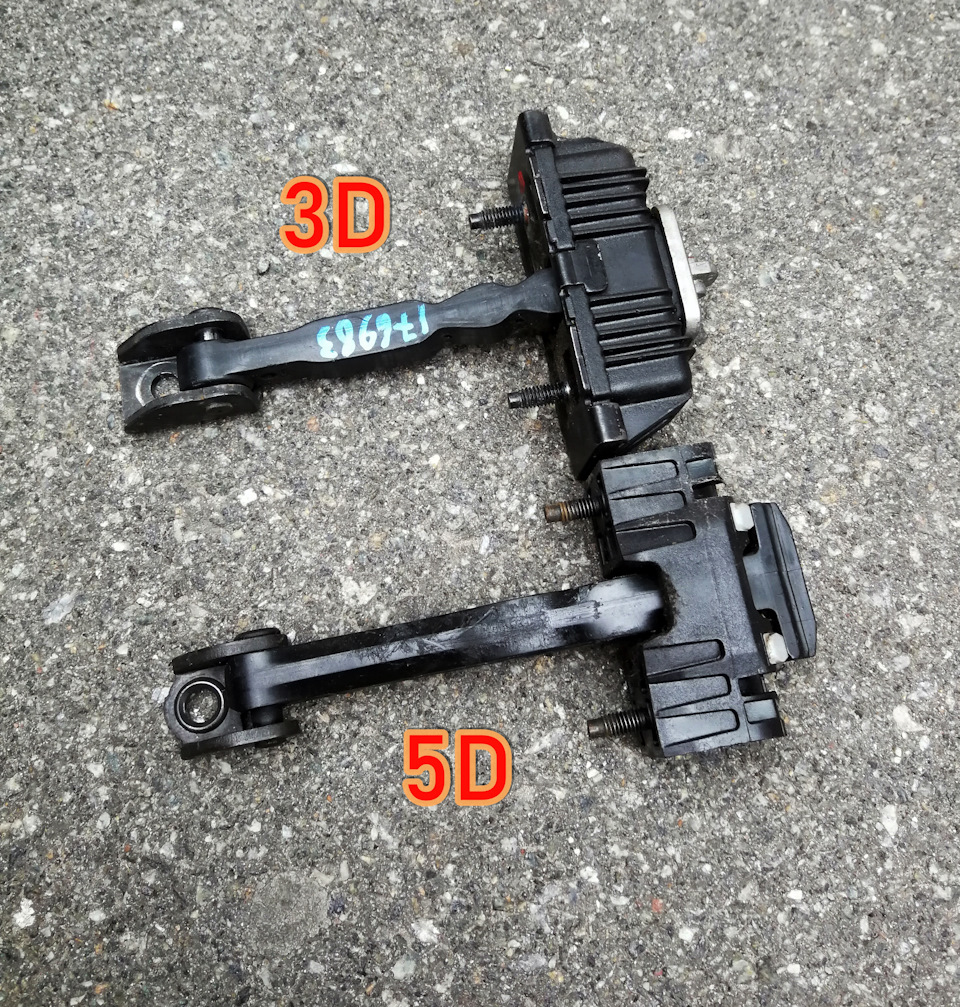 Усуваємо хрускіт передніх дверей. Ставимо обмежувачі від 3d. 2