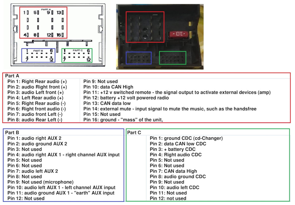 AUX+блютуз у RD4 2