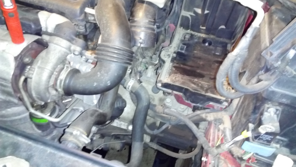 Зміна зчеплення на 1.6hdi (КПП - BE4) 2