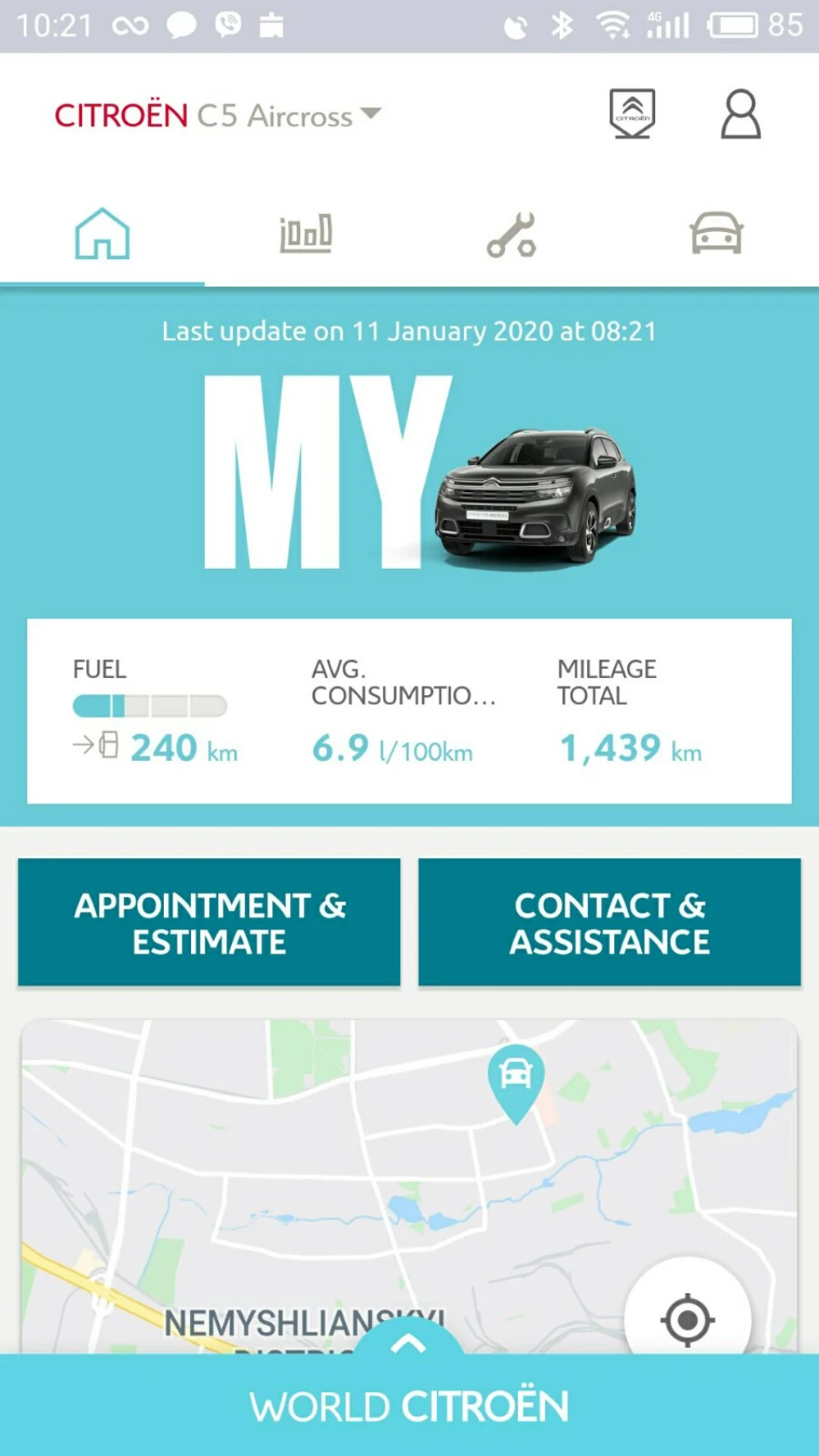Про програму My Citroen