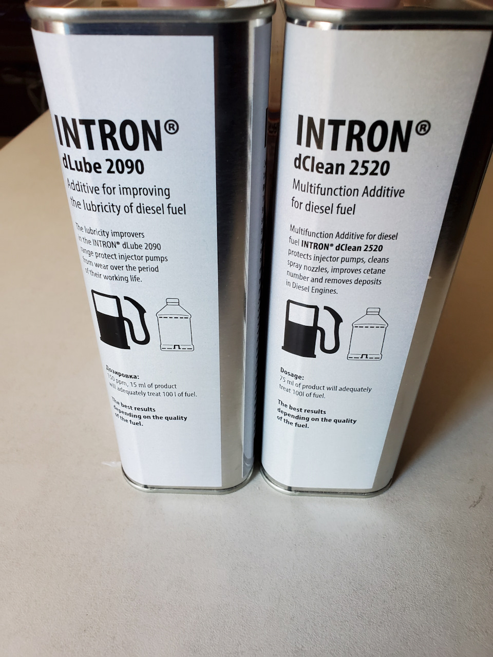 Добавки Intron®dLube 2090 і dClean 2520 2