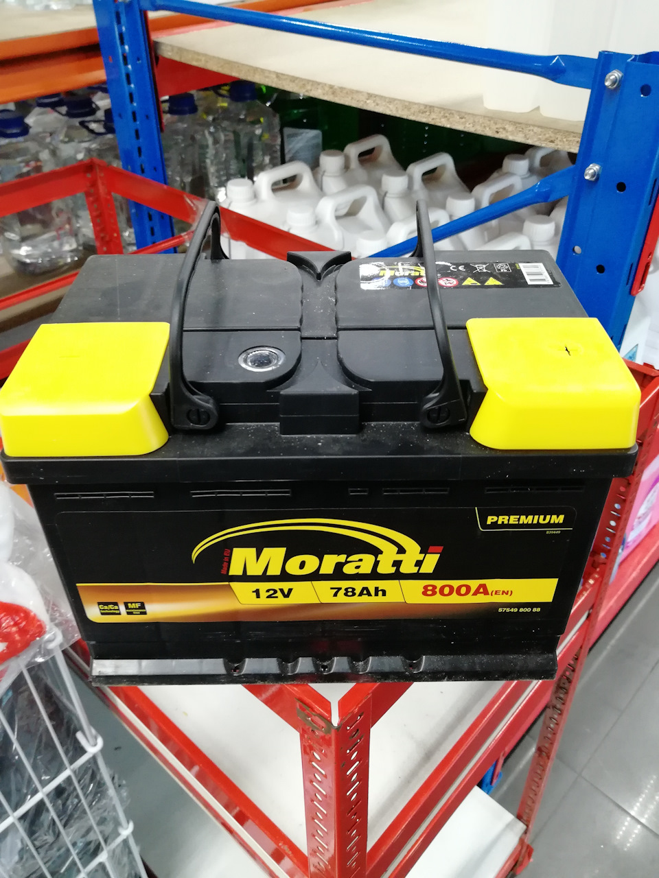 Заміна акумулятора, MORATTI TAB 6СТ-78 2