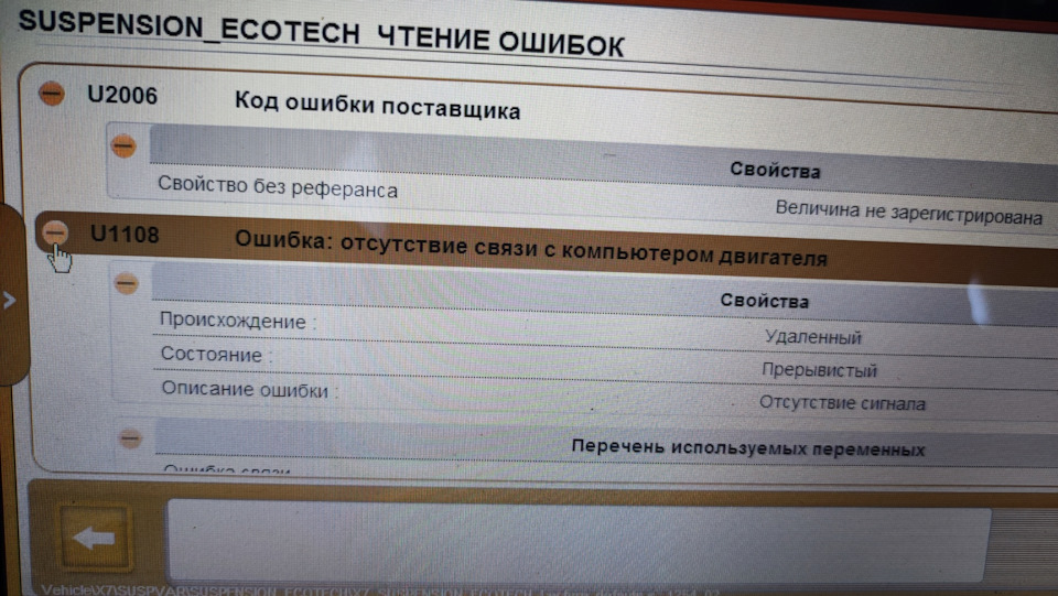 Помилки підвіски 4