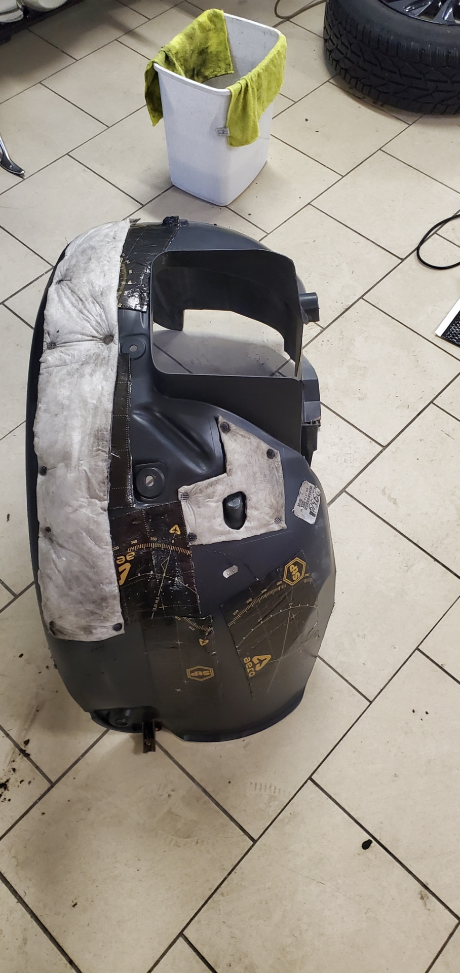 Шумо вібро ізоляція зовнішньої частини арок, підкрилок 4