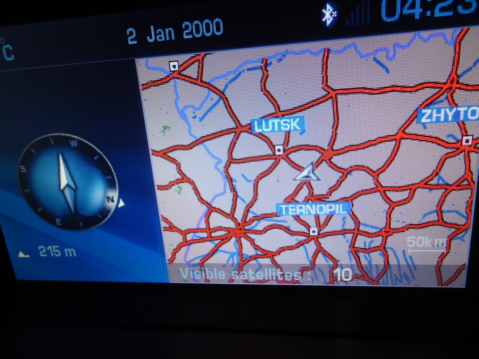 Штатна GPS навігація з картами України ВСТАНОВЛЕНО 2