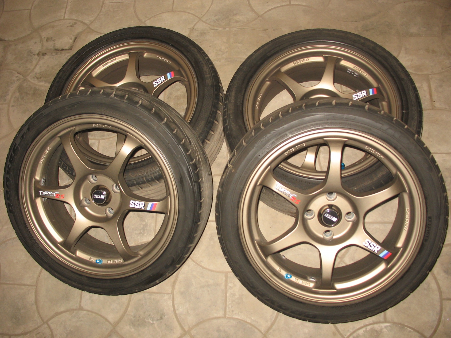 Продам диски SSR Type-C RS, 17x7, 4x108, et25 та проставки 15мм зі шпильками 4х108 2