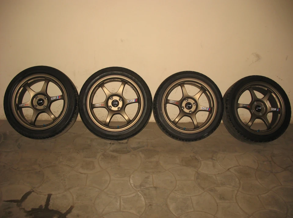 Продам диски SSR Type-C RS, 17x7, 4x108, et25 та проставки 15мм зі шпильками 4х108
