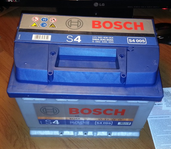 Покупка нового АКБ - Bosch 60 S4 Silver (S4 005) 1