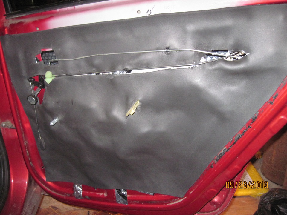 Вібро-шумоізоляція частина 3 (праві двері) 4